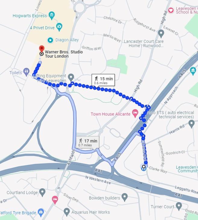 Self Contained, Double Bed Studio, Private Kitchen, Private Bath, Walking Distance To Harry Potter วัตฟอร์ด ภายนอก รูปภาพ